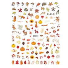 Roniki matrica - öntapadó - őszi körömdíszítő