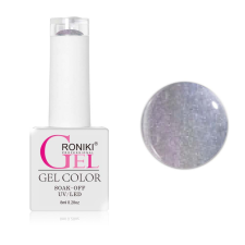 Roniki Mermaid cat eye gél lakk 02 - mágnesezhető lakk zselé