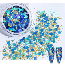 Roniki Mermaid glitter 11 körömdíszítő
