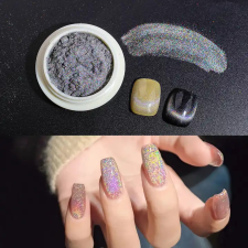 Roniki Rainbow cat eye pigment körömdíszítő