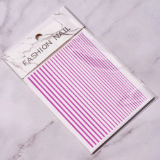 Roniki vonal matrica - öntapadó - pink körömdíszítő