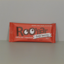 Roobar Roobar 100% raw bio gyümölcsszelet goji bogyóval 30 g reform élelmiszer