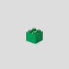 Room Copenhagen Mini tárolódoboz 4-es lego kocka formájú zöld