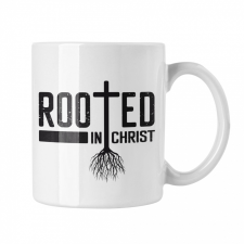 Rooted in Christ - Fehér Bögre bögrék, csészék