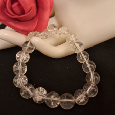  Roppantott üvegkristály  karkötő /989/ karkötő