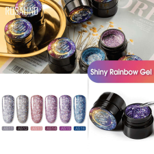 ROSALIND glitteres csillogó UV zselé - 5 ml - A511 Ezüst műköröm zselé