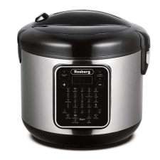 Rosberg Multicooker 31 programmal Rosberg R51985F5, 780W, 5L, Tapadásmentes bevonat, Inox elektromos főzőedény
