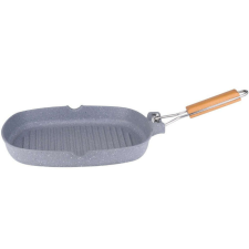 Rosberg Premium RP54316B28 grillserpenyő, 28 cm, indukciós, márvány bevonat, szürke edény