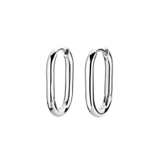 Rosefield Large Oval Hoops Silver 25,5 × 17,5 mm, JEOLS-J568 fülbevaló