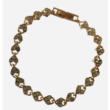  Rosegold köves karkötő,20cm karkötő