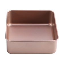 Rosegold négyzet alakú tortaforma, tapadásmentes-21 cm sütés és főzés