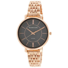  Rosegold női karóra, zafírüveg, kvarc, 35 mm karóra