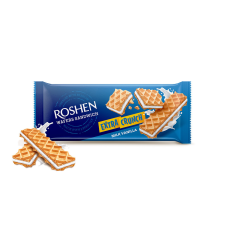 Roshen Extra Crunch Wafers tejes-vaníliás ostya - 142g csokoládé és édesség