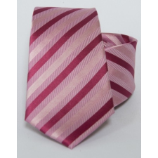 Rossini Prémium selyem nyakkendő - Rózsaszín-pink csíkos nyakkendő