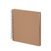 Rössler Papier GmbH and Co. KG Rössler Soho fotóalbum (23x23 cm, 30 lap, spirálos, fehér lapok) kraft