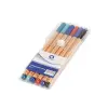  Rostirón, tűfilc vízbázisú készlet, 0,4mm, hatszögletű bluering® 6 klf. szín