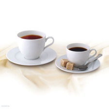 ROTBERG PORCELAIN Kávés csésze+csészealj szett Rotberg Porcelain Basic fehér 22cl 6db/klt. konyhai eszköz