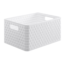 Rotho A4 Country Tárolódoboz, 18 l, fehér (1115301100) bútor