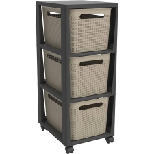 Rotho Brisen 3 x 16L - antracit /cappucino bútor