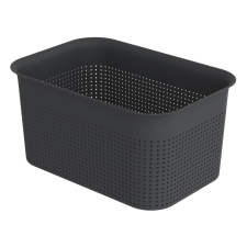  Rotho Brisen műanyag tároló doboz  4,5 L - fekete bútor