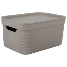  Rotho Jive deco műanyag tároló doboz, 5L - cappuccino bútor