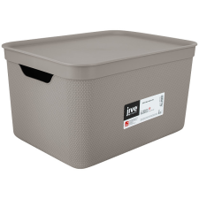 Rotho Rotho Jive deco műanyag tároló doboz, 16L - cappuccino bútor