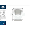 Rotinger fékbetétkészlet, tárcsafék ROTINGER RT 1PD20350
