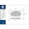 Rotinger fékbetétkészlet, tárcsafék ROTINGER RT 2PD04912