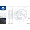 Rotinger féktárcsa ROTINGER RT 4528-GL
