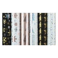 Rotolux nordic lights 0,7x1,5m metalizált és holografikus csomagolópapír rot/nolig postázás