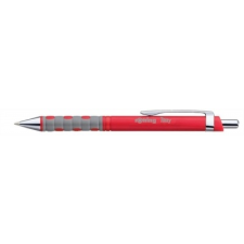 Rotring Golyóstoll, 0,8 mm, nyomógombos, piros tolltest, ROTRING "Tikky III", kék toll