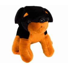 Rottweiler, poliészter, 12×6×13 cm, sötétbarna, 12×6×13 cm. plüssfigura