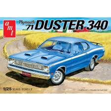 ROUND2 AMT 1/25 1971 Plymouth Duster 340 autó modell makett