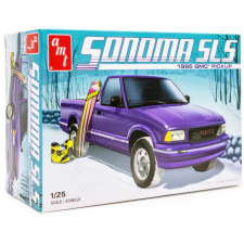 ROUND2 AMT 1/25 1995 GMC Pickup Sonoma SLS autó modell makett