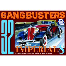 ROUND2 MPC 1/25 Gangbusters 1932 Chrysler Imperial kocsi modell makett
