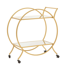  ROUND arany tálalókocsi bútor