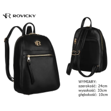  Rovicky Női Hátizsák R-Plec-Ale-2-3585 Black – Fekete hátizsák