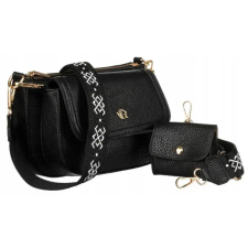  Rovicky Női Oldaltáska -R-KP-07-F19-4119 BLACK- Fekete kézitáska és bőrönd