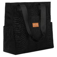  Rovicky Shopper Táska- Mintás- R-TZ-01-2400 BLACK W06- Fekete-