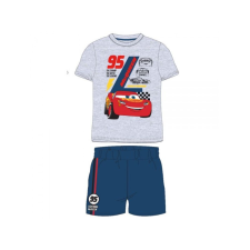 Rövid pamut pizsama DISNEY CARS / szürke gyerek hálóing, pizsama