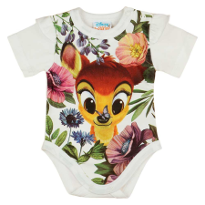 Rövid ujjú baba body Bambi mintával kombidressz, body