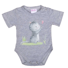 Rövid ujjú baba body cuki Cica mintával kombidressz, body