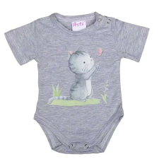 Rövid ujjú baba body cuki Cica mintával (62) kombidressz, body