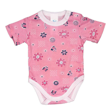 Rövid ujjú baba body cuki Virágos mintával kombidressz, body
