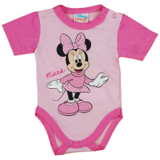 Rövid ujjú baba body Minnie egér mintával rózsaszín kombidressz, body