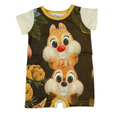 Rövid ujjú baba napozó Chip és Dale mintával rugdalózó