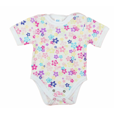 Rövid ujjú dupla patentos baba body kombidressz, body
