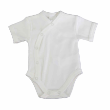 Rövid ujjú elöl patentos baba body kombidressz, body