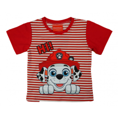  Rövid ujjú kisfiú póló Mancs őrjárat mintával