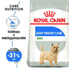 Royal Canin MINI LIGHT WERIGHT CARE - száraztáp hízásra hajlamos, kistestű felnőtt kutyáknak 8kg kutyaeledel